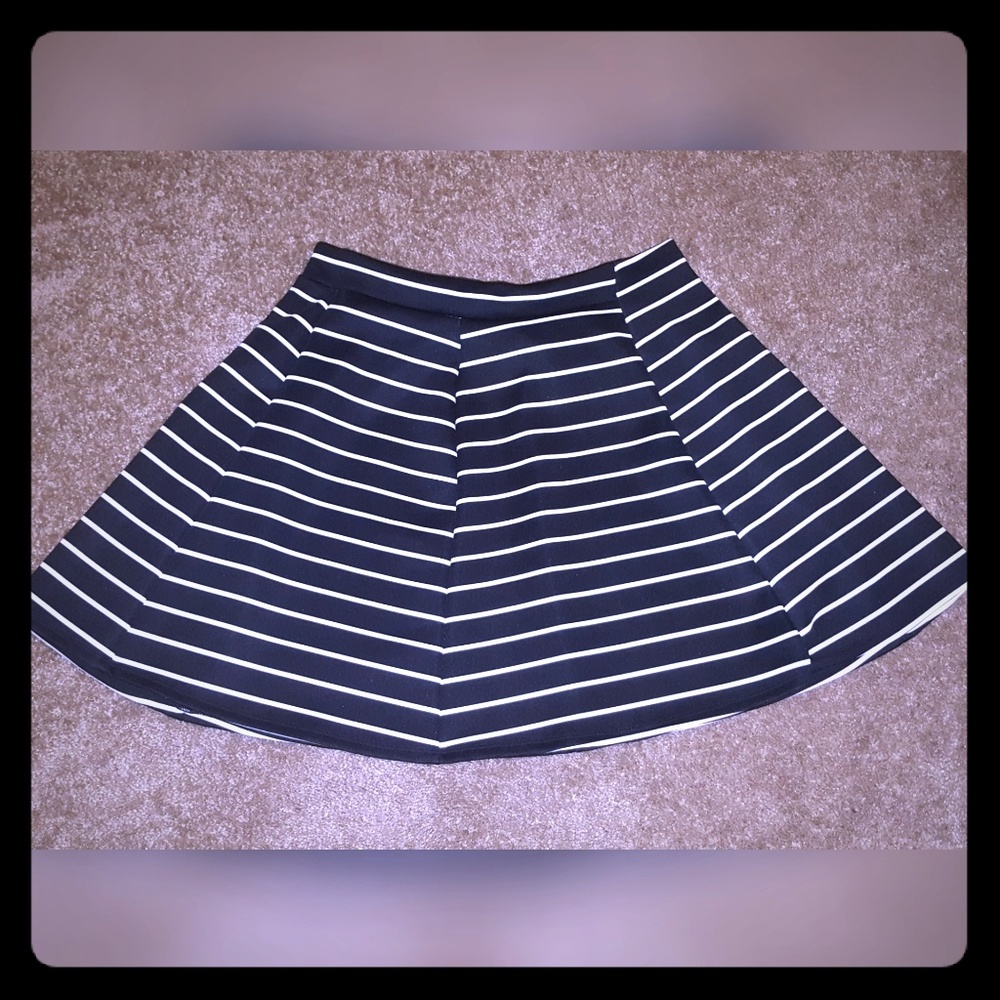 Striped Mini Skirt